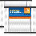 2-Pack 213 Replacement Filter Compatible with AprilAire Whole House Air Purifiers Models 1210, 1620, 2210, 2216, 3210, 4200, MERV 13 Air Purifiers, Size:20x25x4(Actual size:21.18x24.8x4.02in)