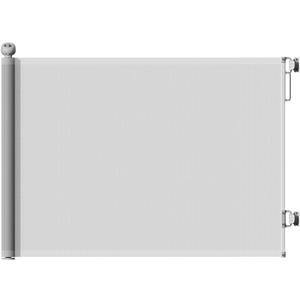 Retractable Baby Gates for Stairs Doorways Hallways, Soft Mesh Safety Retractable Dog Gate for Pet, Indoor Or Outdoor Use, Easy Installation,33.6" Tall,Expands to 55" Wide,Grey