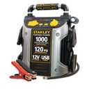 STANLEY J5C09 1000 Peak Amp Automotive Jump Starter, Portable Power – 2.1A/10W USB Port, 12V Outlet, 120 PSI Air Compressor for Tires, Bikes & Sports Equipment