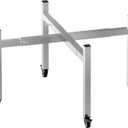 BBQ-PLUS 15-27 inch Universal Firepit Stand with Wheels for Solo Stove Bonfire Yukon Ranger 2.0 and Other 15~27" Outdoor Fire Pits,Adjustable Fireplace Accessory for Camping Outdoor