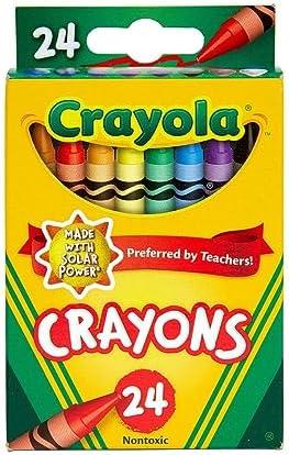 Crayola Crayons, Assorted Classic Colors, 24 Count