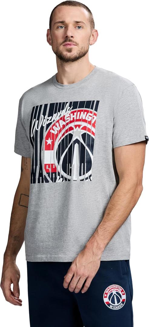 Game 7 NBA Mens Game 7 X NBA Officially Licensed Men's Graphic Short Sleeve Lightweight Crew Neck Cotton Team T-Shirt, Small