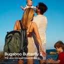 Bugaboo Butterfly 2 Ultra-Compact Travel Stroller One-Second Fold, Airplane Carry-On Approved Lightweight Stroller with Reclining Seat, Suspension Wheels & Adjustable Footrest Green