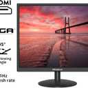 SKitphrati 19" Monitor Square Monitor 1280 X 1024 with 45% sRGB Color Correction and 5:4 Aspect Ratio, 75 Hz, VESA Mountable, VGA, HDMI, TN Panel