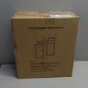 Outdoor Wall Light Fixtures, Exterior Waterproof Wall Lanterns, Porch Sconces Lighting with E26 Sockets & Glass Shades, Modern Matte Black Outside Lights for Patio Front Door Entryway Garage, 2-Pack