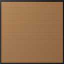 WamBam Composite Privacy Fence Panel, 6ft Walnut Brown