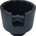 1" Drive 3" Heavy-Duty Tie Rod End Socket, 3-Inch Inner Diameter, 1.5-Inch Wide Slot, Heat-Treated Cr-V Alloy Steel