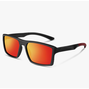 Sunglasses Men Polarized,Square Frame Sport Men's Sun Glasses Fishing Running Cycling Driving UV Protection Pack of 2