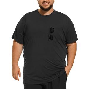 Big and Tall Mens T-Shirt UPF 50+ Sun Protection Swim Shirt SPF Quick Dry 4XL 1 piece