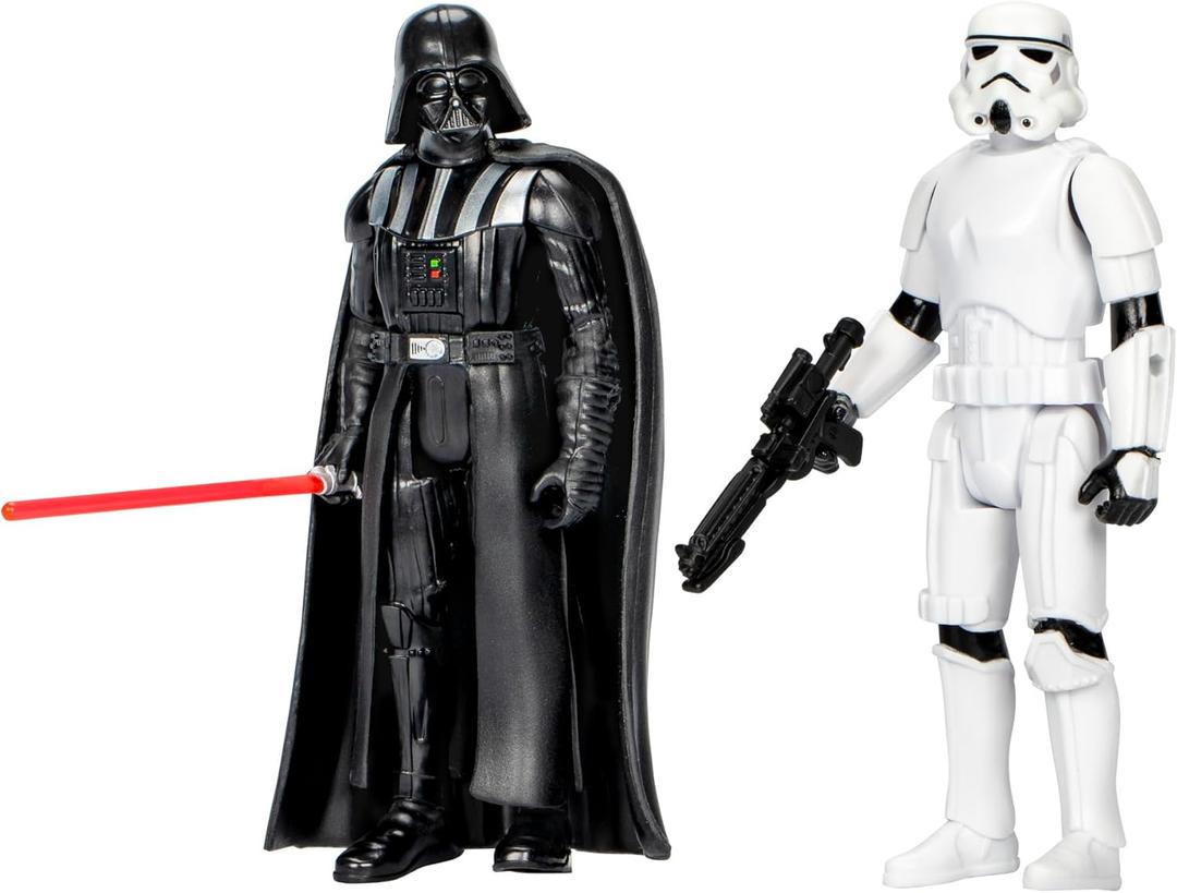STAR WARS Epic Hero Series Two Pack, Darth Vader & Stormtrooper 4-Inch Action Figure & Accessories, Toys for 4 Year Old Boys and Girls