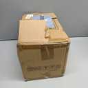 20 Oz Drinking Glasses with Bamboo Lids and Glass Straw - 8 Pcs Glass Cups Beer Ice Coffee Glasses Cute Aesthetic Cup Great for Coffee Bar Accessories Include 2 Cleaning Brushes