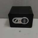 Cubic Feet Electronic Digital Safe Box, Steel Money Safe Box  for Cash - Black, 9 x 7