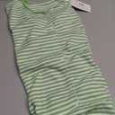 IPMQ Womens Striped Cardigans Lightweight Casual Button Up Sweaters Long Sleeve Loose Knit Cardigan Sweater Fall Winter Green,XL