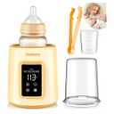 Bottle Warmer, Faster Heating Baby Milk Warmers for All Bottles with Accurate Temp Control Water Bath Tech and Auto Shut-Off, BPA-Free Multifunctional Bottle Warmer for Breastmilk and Formula