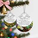 Retirement Gift - Retirement Gifts for Women, Men - Retired Ornament - Retired Gifts for Coworker, Boss, Employee, Teacher, Nurse - Stained Glass Christmas Ornament Keepsake - Design I