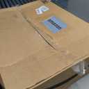 Medline Lightweight Two Button Folding Walker with 5" Wheels, Aluminum Frame Supports up to 300 lbs