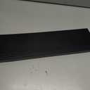 1" Rise Rubber Threshold Ramp, 2204 Lbs Load Capacity, 35.4" Wide Non-Slip Solid Rubber Wheelchair Ramp is Adjustable and Cuttable for Doorways, Curb, Power Scooters, Sweeper, Bathroom