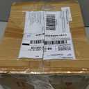 Gray Bathroom Accessories Set Resin 6PCS, Square Toothbrush Holders Set Complete with Soap Dispenser, Vanity Tray, Tumbler, Cups and Cotton Swab Jars for Counter, Sink or Small Spaces