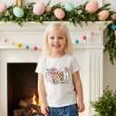 Boys Easter Shirt for Toddler Girls Kids Easter T-Shirts Tops Funny Bunny Graphic Tee Short Sleeve 2-8Y (He is Risen Matthew 28:6)