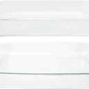 Pyrex Basics Clear Glass Oblong Baking Dish Set, 2-Piece Value Pack (3-Quart & 2-Quart) - Oven, Microwave and Dishwasher Safe, Perfect for Casseroles, Deserts, Food Preparations and so much More - Made in USA