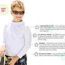 Boys' Long Sleeve Rashguard Swim Shirt Kids Toddler Swimwear Surf Tops UPF 50+ Sun Protection