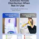 Toilet Guard,Smart U V-C Toilet Cleaner & Odor-Control System with Motion Sensor,Self Cleaning, Rechargeable Toilet Lid Smart accessory for Home Hotel Shared Bathroom, White(1pc)