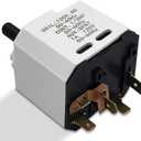 Whole Parts 3398095 Dryer Push to Start Relay Switch - Replacement and Compatible with Some Admiral, Crosley, Estate, Inglis, Kenmore, Magic Chef, Maytag, Roper, Whirlpool Dryers 