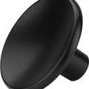 goldenwarm 10 Pack Black Cabinet Knobs Kitchen Hardware Round Drawer Knob for Cabinets Handles Closet Door Pulls Zinc Alloy