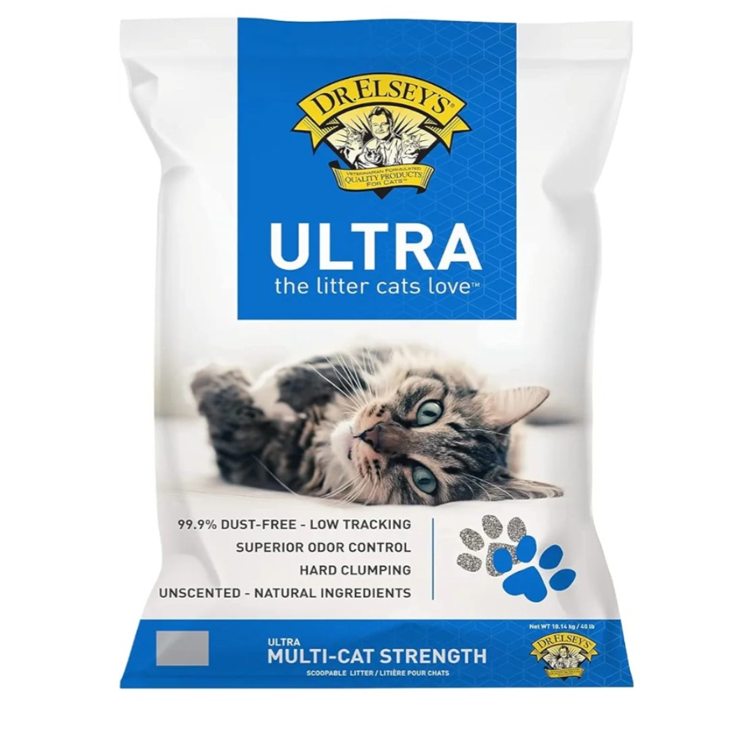 Dr. Elsey's Fragrance Free Ultra Unscented Cat Litter - 35lb