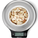 Digital Kitchen Scale with LCD Display, Tare Function, Multiple Units, Weighs up to 11 Pounds, Batteries Included, Black and Stainless Steel