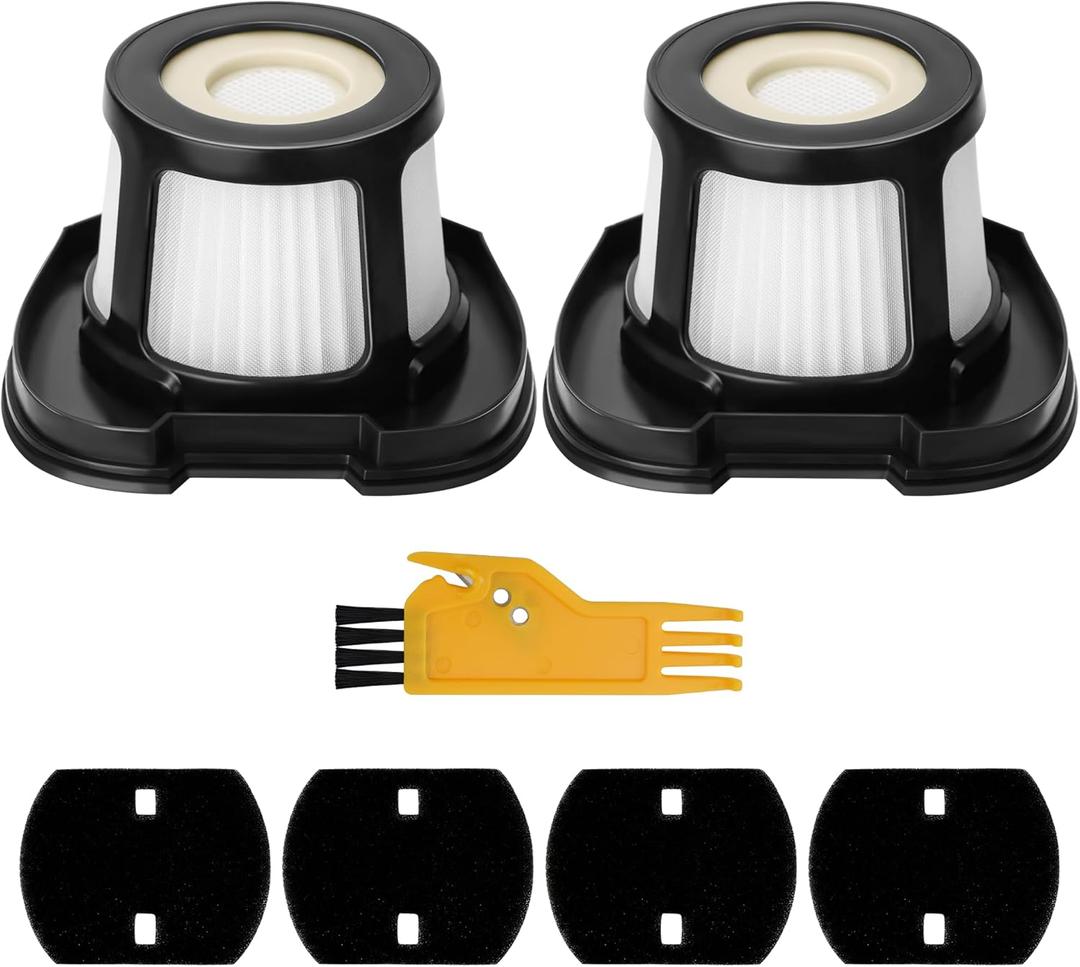 2284W 2390A Vacuum Replacement Filter for Bi-ssell Pet Hair Eraser Filter Hand Vacuum 2390 2389 2579, Compared to Part # 1614212 1614203 1614204 (2 Mesh Filter and 4 Foam Filter)