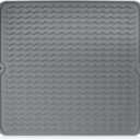 Silicone Dish Drying Mat for Multiple Usage, Non-Slip Easy Clean Sink Mat Large Heat-resistant Dish Drainer Mat Suitable for Kitchen Counter or Sink, Refrigerator or Drawer liner 18 inches x 16 inches