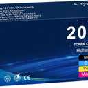 201A 201X Toner Cartridges,Compatible for HP 201A 201X CF400A for HP Color LaserJet Pro MFP M277dw M252dw M277n M277c6 M252n M277 Printer, Black Cyan Magenta Yellow 4 Pack