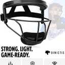 Dinictis Softball Face Mask, Lightweight, Comfortable, with Wide Field Vision, Durable and Safe Face Guards, Premium Protective Softball Fielder's Mask
