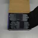 AFANSO Mega Hair Clipper Guards, 8pcs Gray, Fits Most Wahl Full Size Hair Clippers (3 Inch 8pcs)