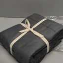 Shilucheng 100% Cotton King Size Sheets Set - 600 Thread CountLuxury Egyptian Cotton Bed Sheets5-Star Hotel Quality Sheets, Breathable & Cooling, 16 Inch Deep Pocket - 4 Piece (Dark Grey, King)