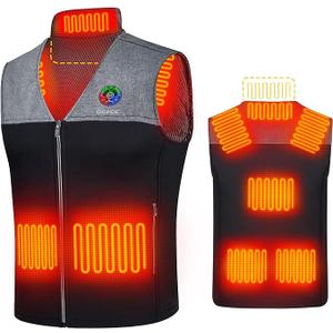 DOACE Heated Vest for Men & Women, Smart heated Jacket, Battery Not Included
 2 XL
