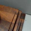 Walnut Cutting Board Set of 3 Handmade Wooden Chopping Boards with Holder, Deep Juice Grooves Side Handles Reversible NonToxic Serving, Gift for Mother's Day, Housewarming Wedding