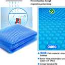 8FT Solar Pool Covers Blankets, Round Solar Pool Cover for Above Ground and In Ground Pool Round Swimming Pools, Solar Pool Hot Tub Floating Thermal Blanket Dustproof Cover