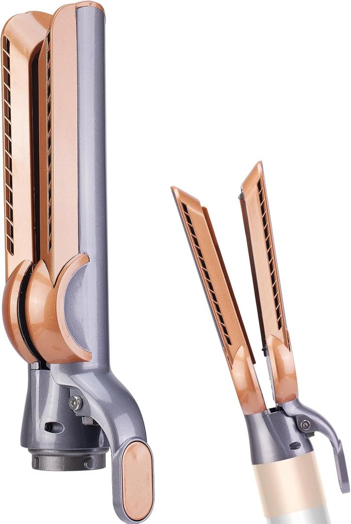 Airflow Attachment Compatible with Dyson Airwrap, Hair Smooth Attachment for Airwrap HS01 HS05 HS08, Hair Straightener Replacement Part No Heat Damage Smooth Finish Styling Tool Copper