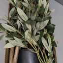Artificial Olive Tree for Living Room Decor, 6FT Bendable Fake Plants Artificial Indoor, Faux Silk Plant Fake Trees in Potted with Oliver Branch Leaves and Fruits for Modern Home House Office Dcor