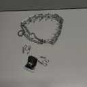 Prong Collar for Dogs, Dog Training Collar, Adjustable Size Dog Pinch No Pull Collar with Quick Release Buckle for Small Medium Large Dogs(Packed with Two Extra Links) (M/L(18-23" Neck, 3.00mm))