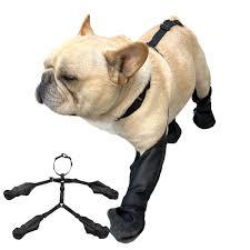 Becrown  Dog Suspender Boots, Size Large