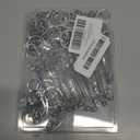 22 Pack Beadable Keychain Bars DIY Blank Beadable Keychains Creative Customized Keychains Bar Keychain Making Kit for Women Man Jewelry Making Gift (Silver)