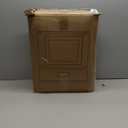 Marchul Enclosed Stainless Steel Cat Litter Box with Lid & Drawer Design for Indoor All Lifestyles Cats, Metal Covered Cat Litter Box, Baffles for Anti-Leakag, with Litter Scoop & Litter Mat