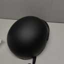 GLX M14 Open Face Motorcycle Helmet - Matte Black, Large - DOT Approved (Black)