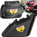 987-02516A Hinged Mulching Plug Assembly & 731-07486 Side Discharge Chute Compatible with MTD, Craftsman, Troy Bilt, Yard Man 21" Chute Lawn Mower/Tractor