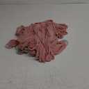 Peomeise 50pcs Dusty Pink Spandex Chair Sashes with Buckle Slider for Wedding, Party Decoration