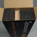 SpaceAid Bamboo Drawer Dividers with Inserts and Labels, Kitchen Adjustable Drawer Organizers, Expandable Organization for Home, Office, Dressers, 7 Dividers with 15 Inserts (17"-22" Natural)