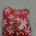 AIMUDI Red Christmas Bows for Wreaths 6" Xmas Snowflake Bows Burlap Bow for Christmas Trees Twist Tie Bows for Gift Wrapping Crafts Fireplaces Presents Winter New Year Decor, 12 PCs